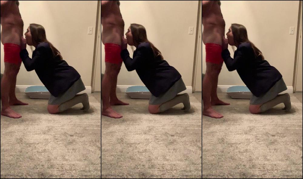 School Girl, School Uniform, Blow Jobs, Brunette, Cumshots blairwilliams cum for my school uniform ManyVids