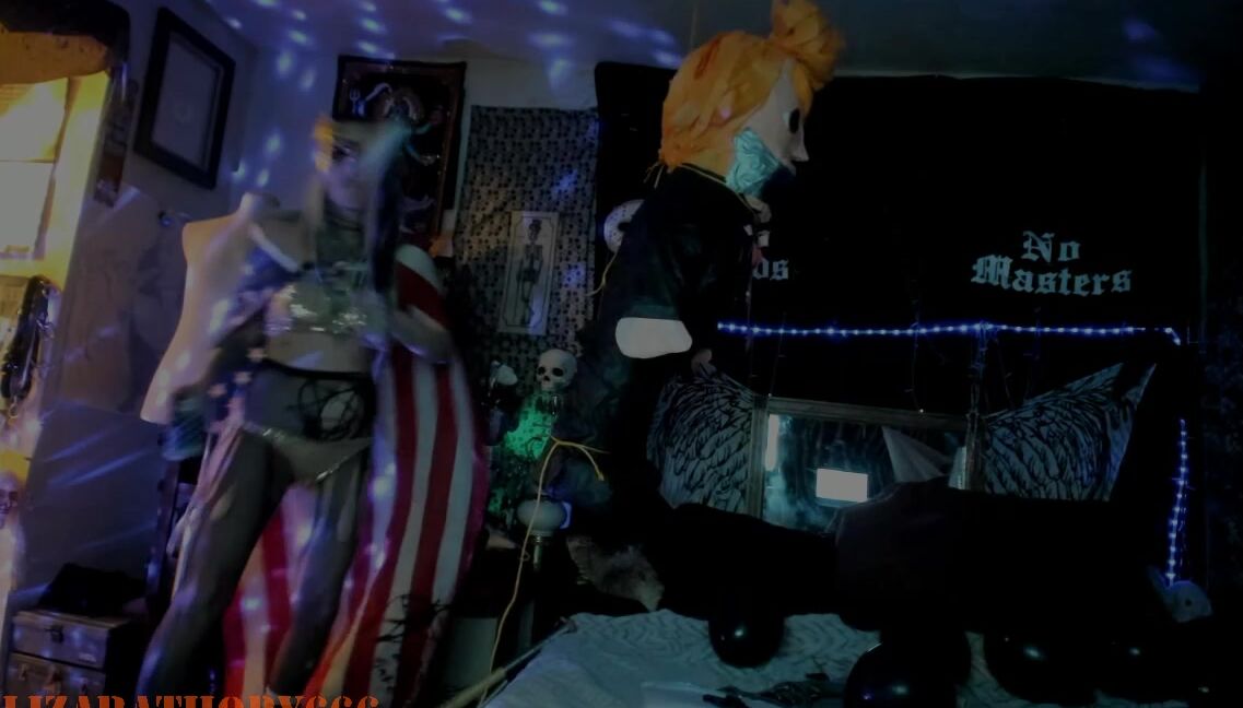 Eliza Bathory Birthday Cam Show Skull Fucking Trump