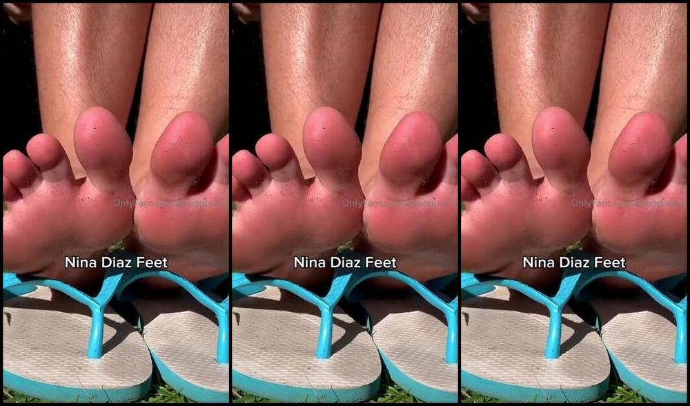 Nina S Feet Nicknamed Ninadiaz Feet Onlyfans Toejam With Flipflops I Spend The Day With My Flipflops And My Feet Sweat