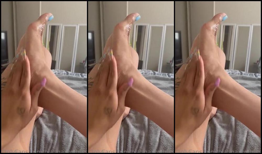 Blatina Goddess Onlyfans 04 14 2023 Oiling Up These Feet