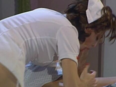 "Misty Rain, Vanessa Chase, Barbara Doll, P.J. Sparxx, Olivia" Nurses, Couples, Feature, Spanking Young Nurses in Lust LBO / Marc Dorcel