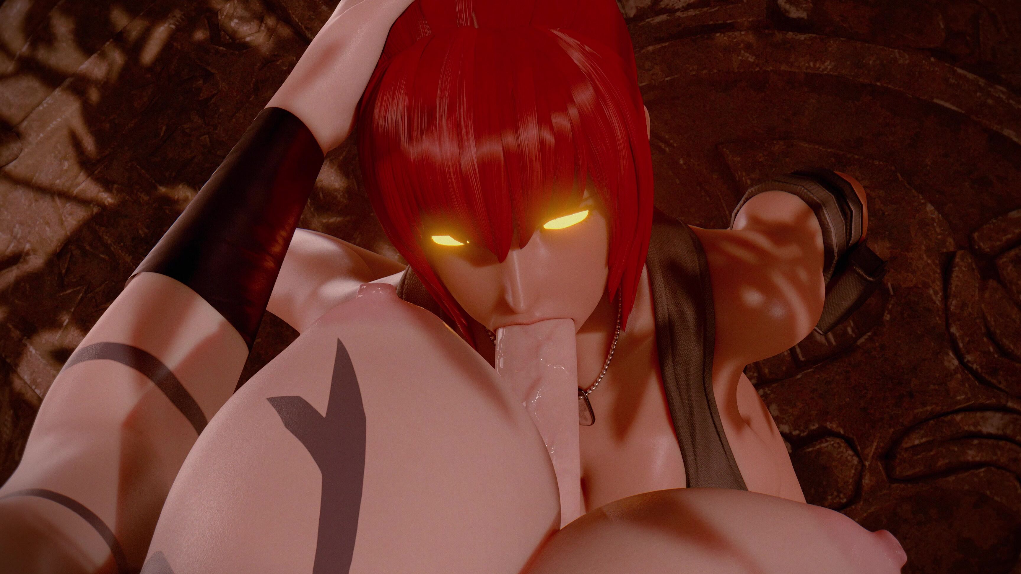 Bouquetman Leona X R63 Futa Orochi Suck 2 Bouquetman