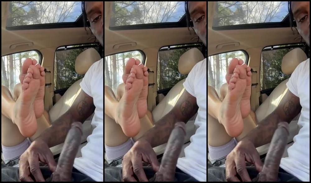 Enjoyyourfetish Onlyfans Lustoverlyci Car Footjob Part 1P