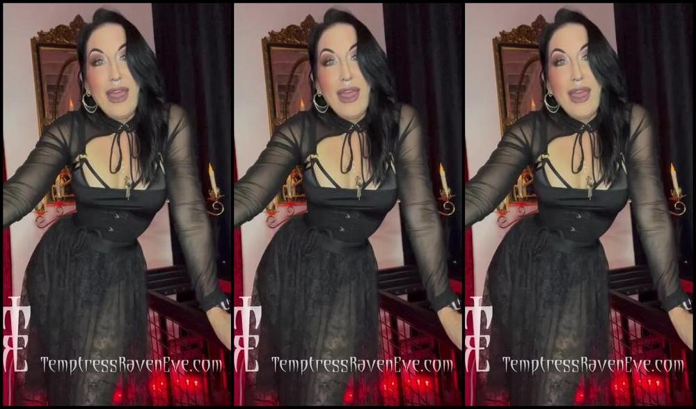 Temptress Raven Eve Aka Evetemptress Onlyfans Happy Slutty Saturday I M About To Go Fck A Chastity Boi In The Mouth