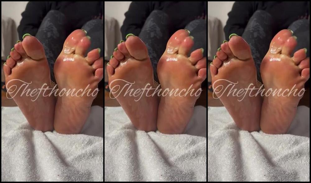 Honcho Nicknamed Thefthoncho Foot Fetish 05 03 2023 Onlyfans Video Oily Soles