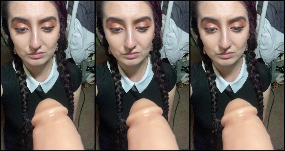 Cosplay, Femdom POV, POV wednesday sucks your cock ManyVids