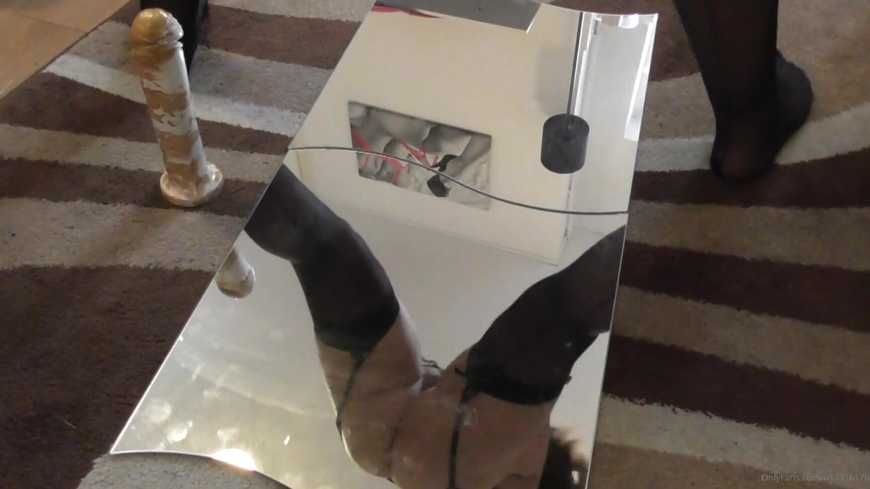 Xmandyfoxxx Mirror Dildo Fuck Squirt