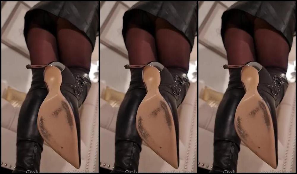 Fetishliza Onlyfans Remember Your Place Under My Boot Sole And Heels This Will Be A Perfect Position