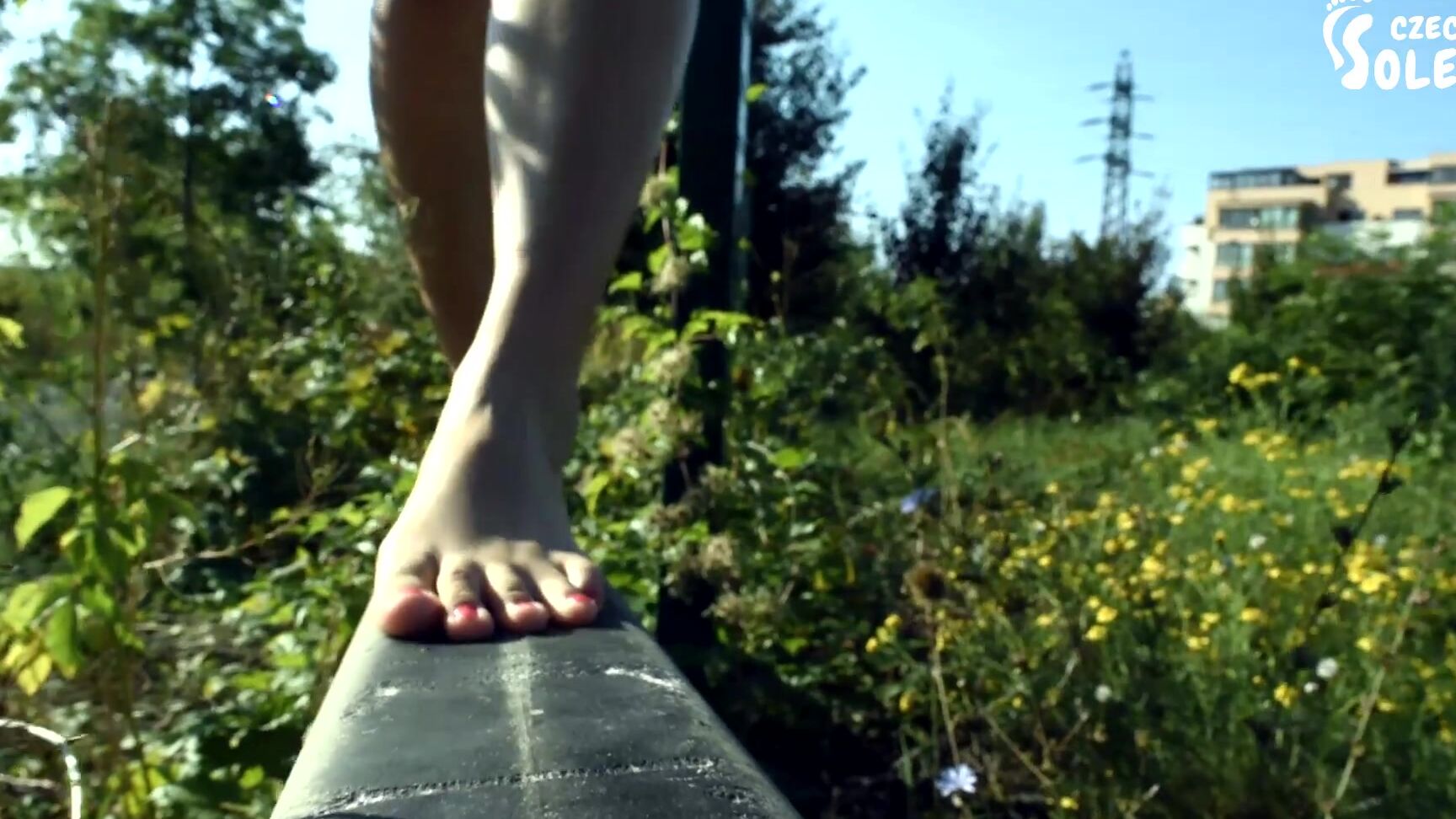 Czech Soles Dirty Bare Feet In Nature, POV (Pov Foot Worship, Dirty Feet, Foot Teasing, Long Toes, Foot Goddess) Czech Soles