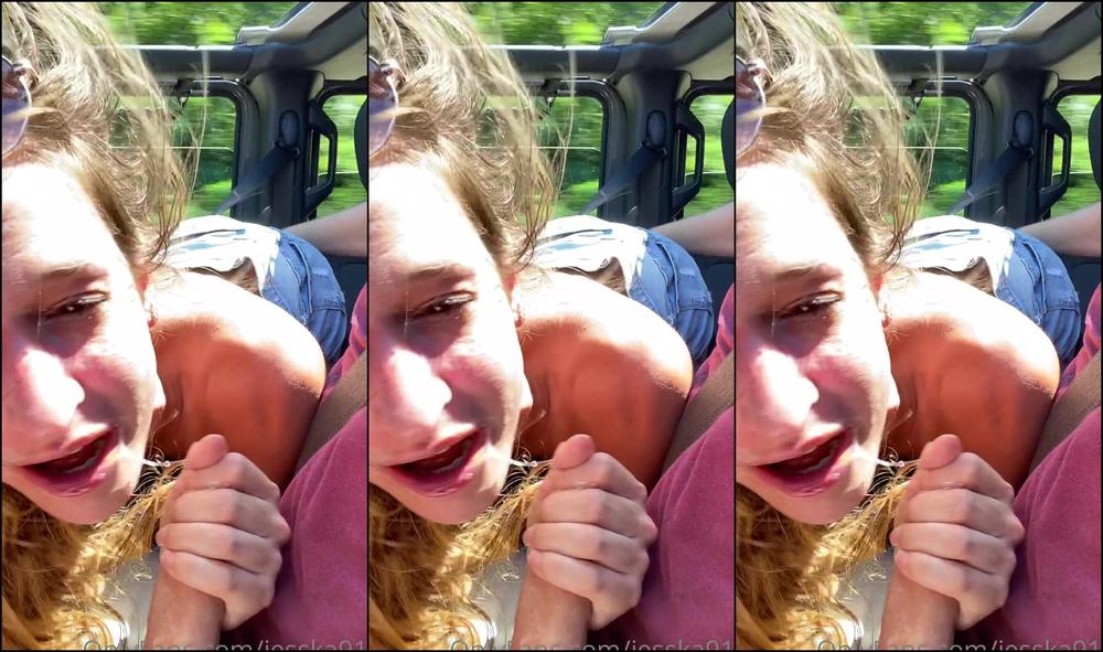 Jesska Road Head On The Way To The Nude