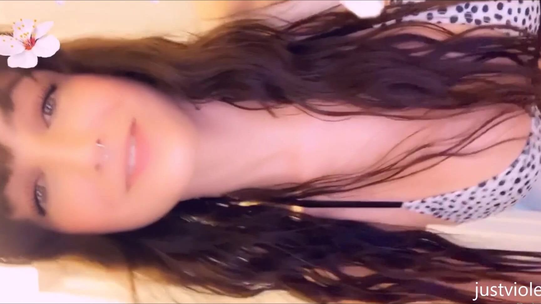 Justviolet Stripping Out Of My Cloths And Bathing Suit At My Friends Mins