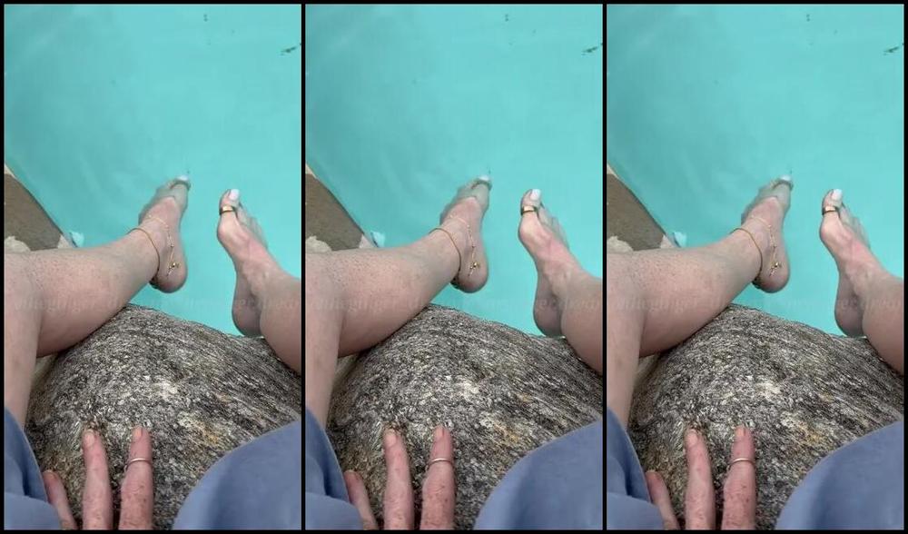 Thegingerdream Nicknamed Theginger Dream Onlyfans Enjoying Sitting By The Pool While I Have The Option When I Move I Won T Have