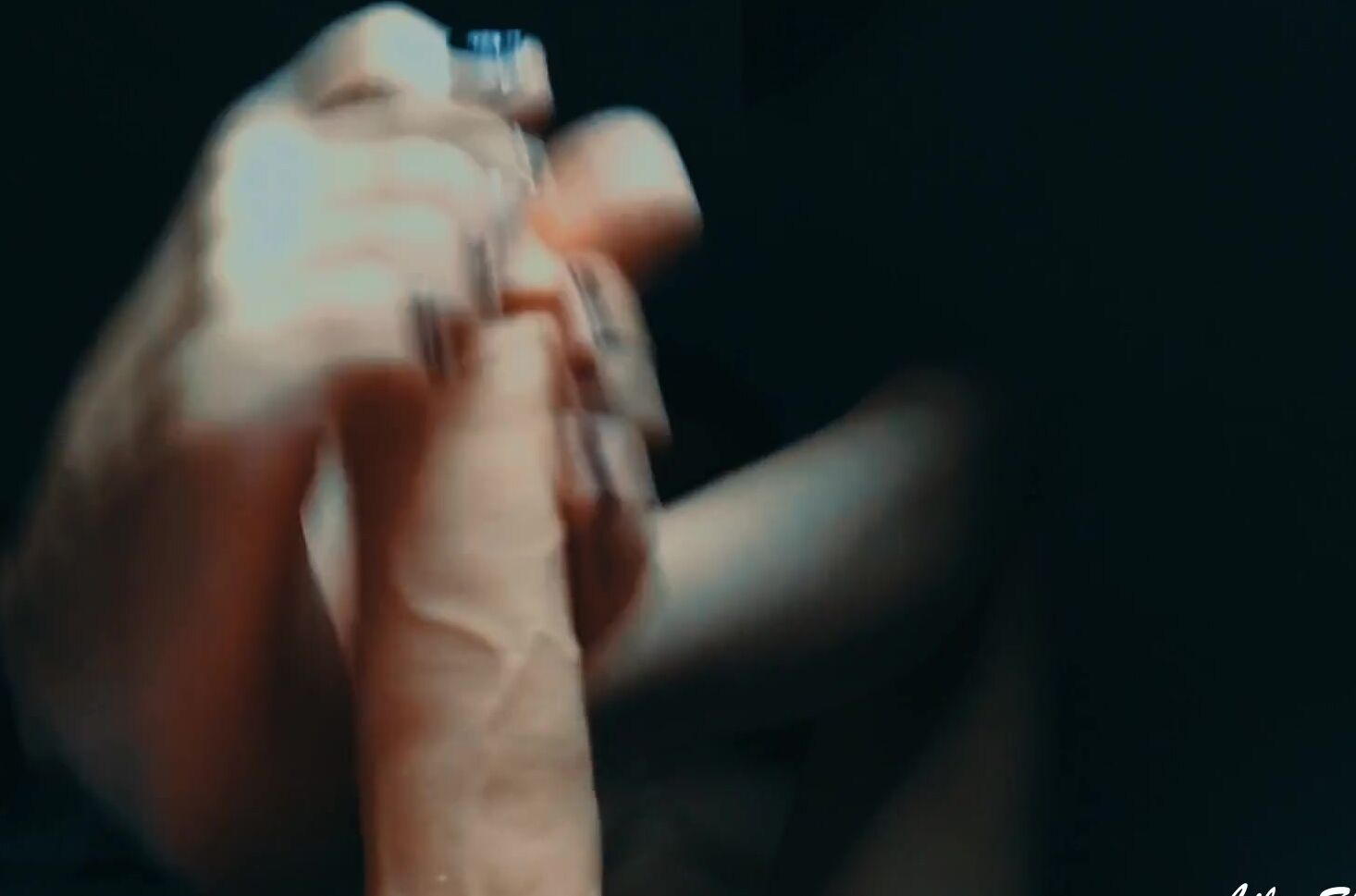 Lily Slutty Perfect dildo footjob from stunningly flexible feet with black toenails Pornhub