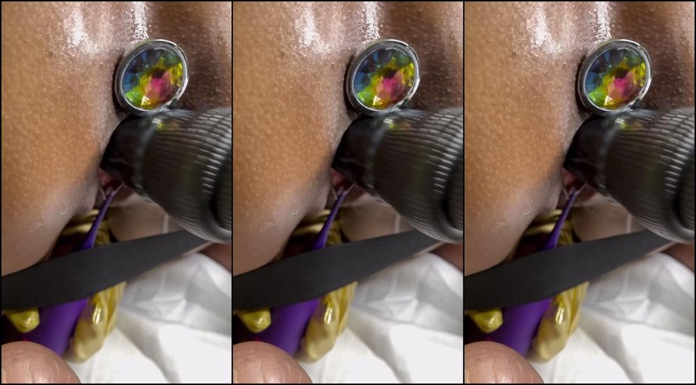 Fuck Machine, Fucking Machines, Butt Plug, Ebony, Amateur fuck machine butt plug feet orgasm ManyVids