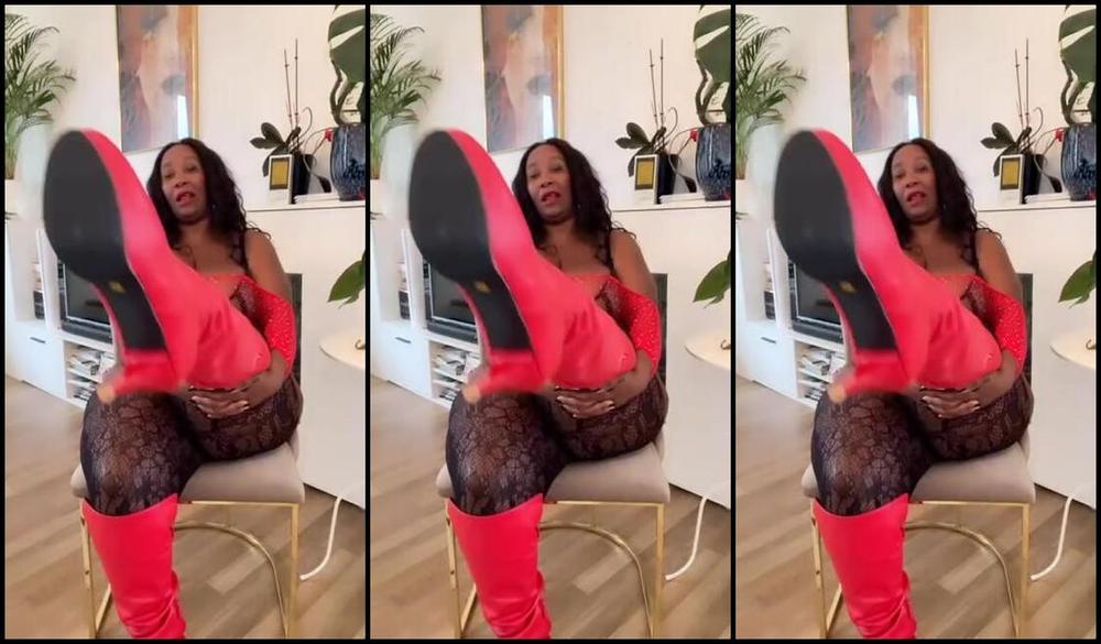 Madam Caramel Onlyfans I Love Leather Boots And You Love Seeing Me In Leather Boots