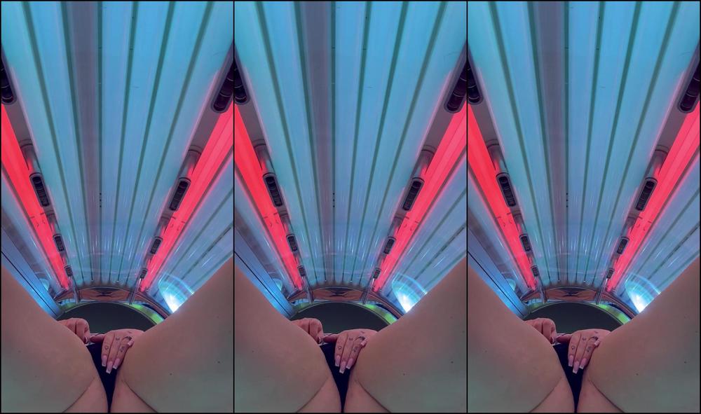 Sxphiemxi 3223612385 03 02 2024 Arousing Myself In The Sunbed And Tasting My Wet Pussy