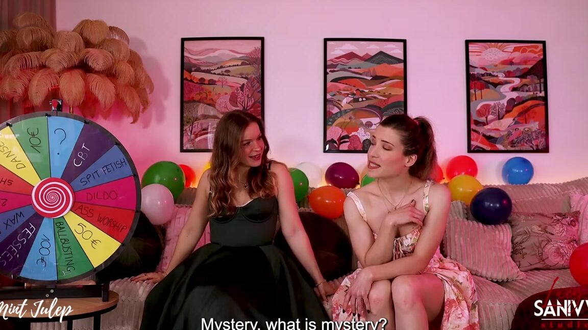 lucy sanivy surprise birthday wheel with mint julep Clips4Sale