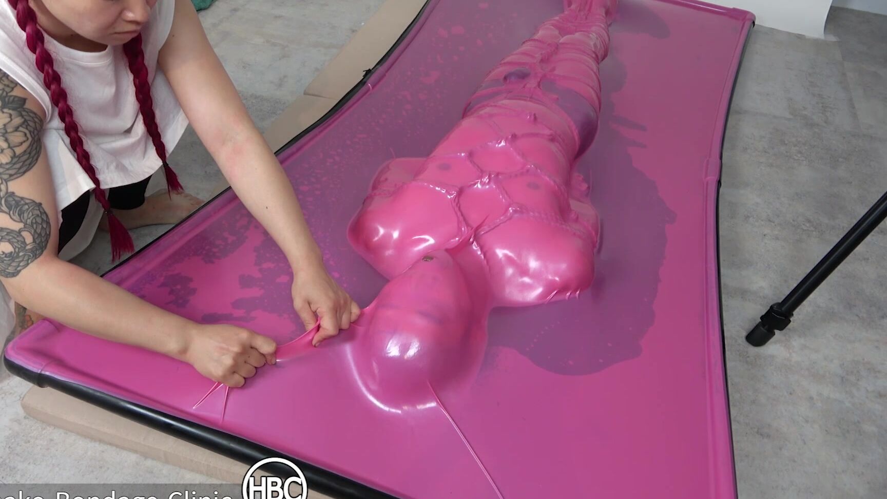 Rope Bondage Vacuum Bed