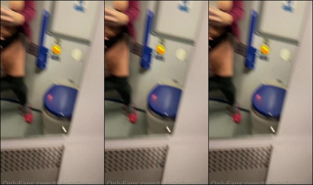 Thesophiejames Riding And Rubbing That Clit On The Train I Love Making Public Videos