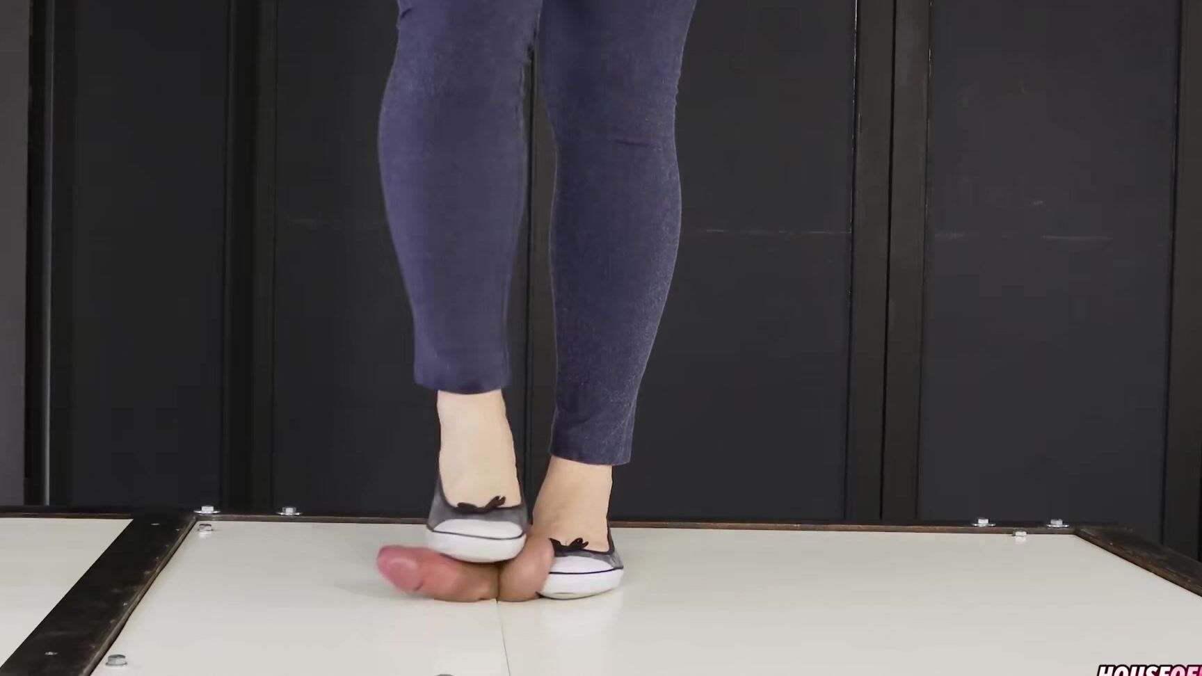 House of Era Cockbox Footjob - Full Weight Cock and Balls Stomping _ Era Pornhub