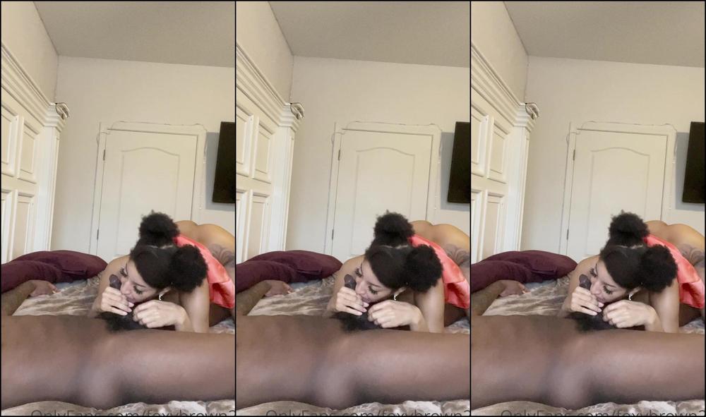 Foxybrown Come Fuck Me While I Suck His Dick