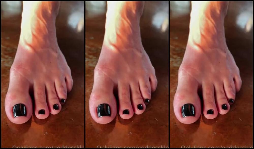 Goddess Kloe Nicknamed Goddesskloe 11 08 2022 Onlyfans Video This Clip Made Me Think Of The Times My Feet Ended With The Same Color As