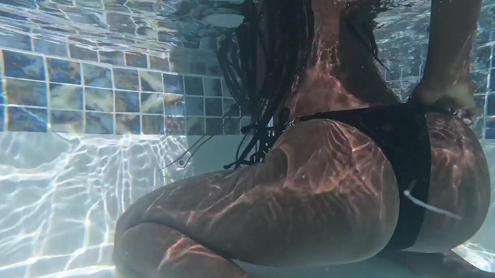 Sexmeat This Is Me Trying Out My New Gopro By Being A Whore In The Pool Of Course Showing Off My