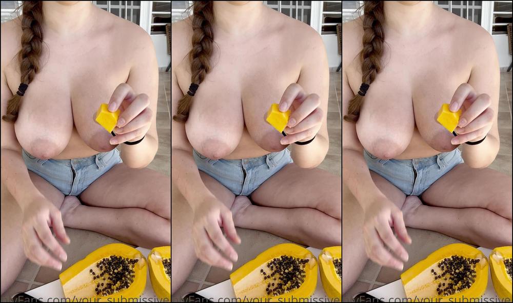 Your Submissive Doll If You Guessed That The Mystery Fruit Was Papaya