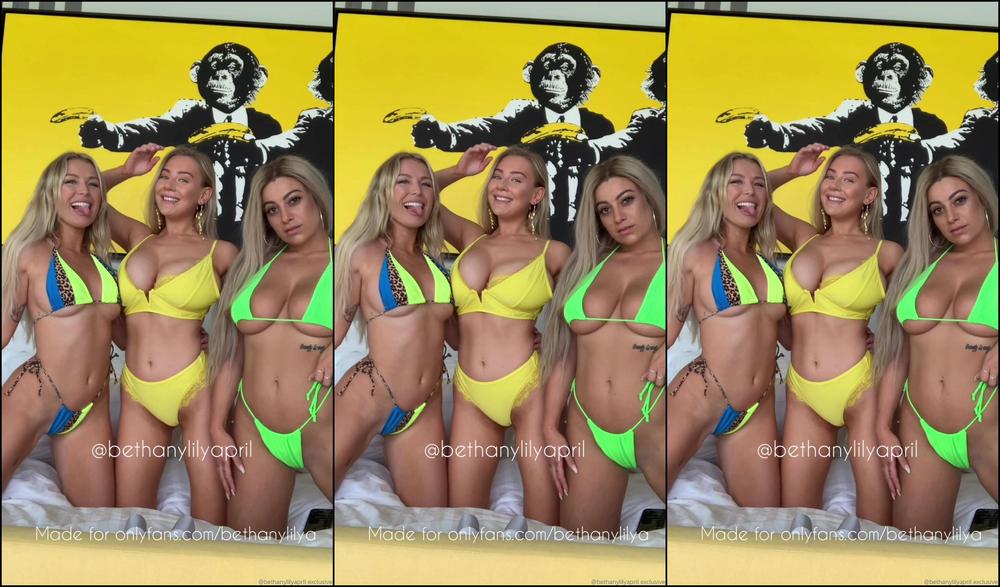 Bethanylilya Bouncing On The Bed With My Girls Fiona And Kelly New Video Bc