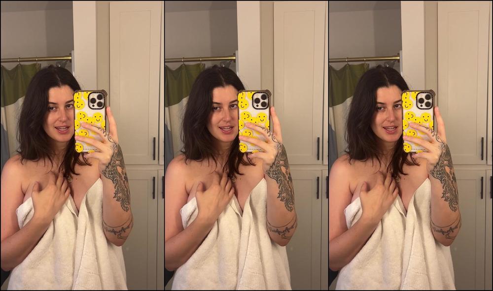 Allieoopsforever 3498442349 09 28 2024 That S It Towel S Off Time To Hop In The Shower With Me Check Your Dm S For