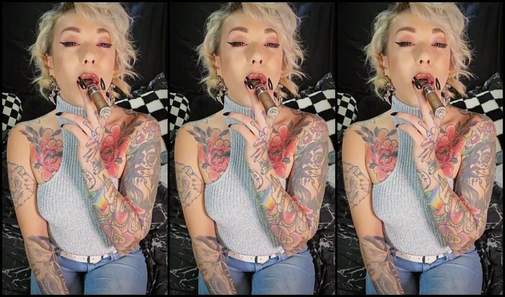 Queen Kinkerbell Nicknamed Kinkerbell23 Onlyfans Its Been Ridiculously Long Since My Last Cigar Clip So Here We Are Making The Most It