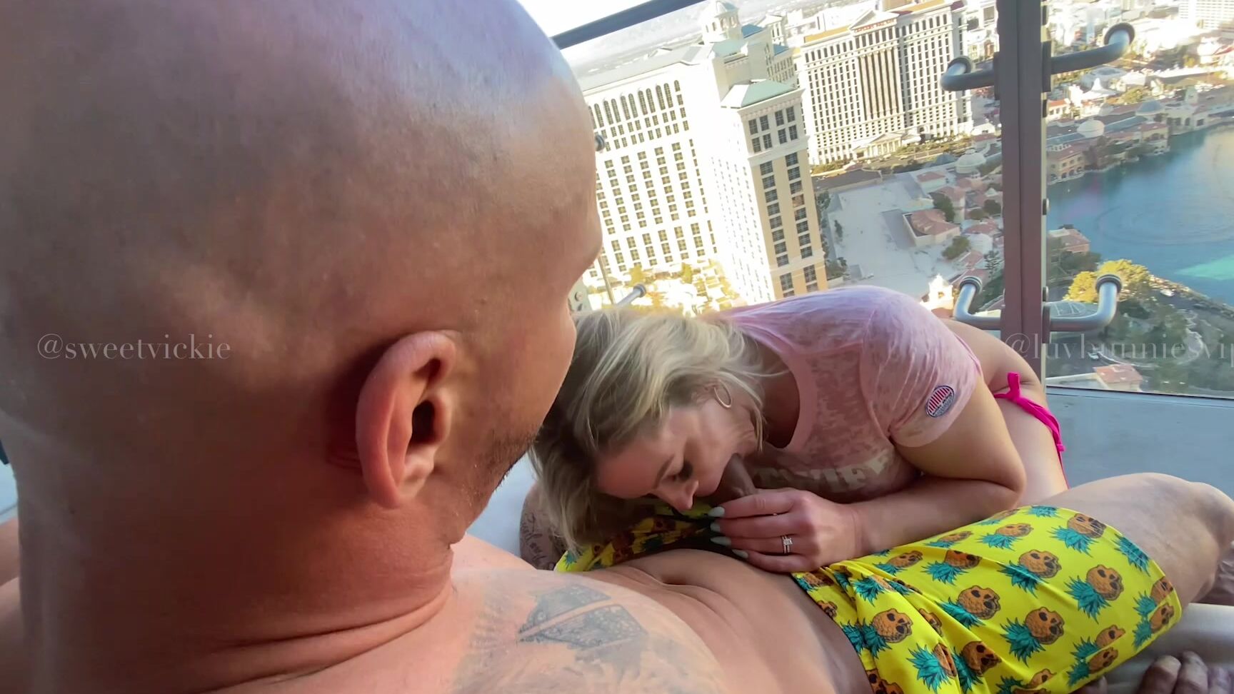 Sweet Vickie Manyvids Com Sweetvickie Bbc Fucks My Pussy On The Balcony