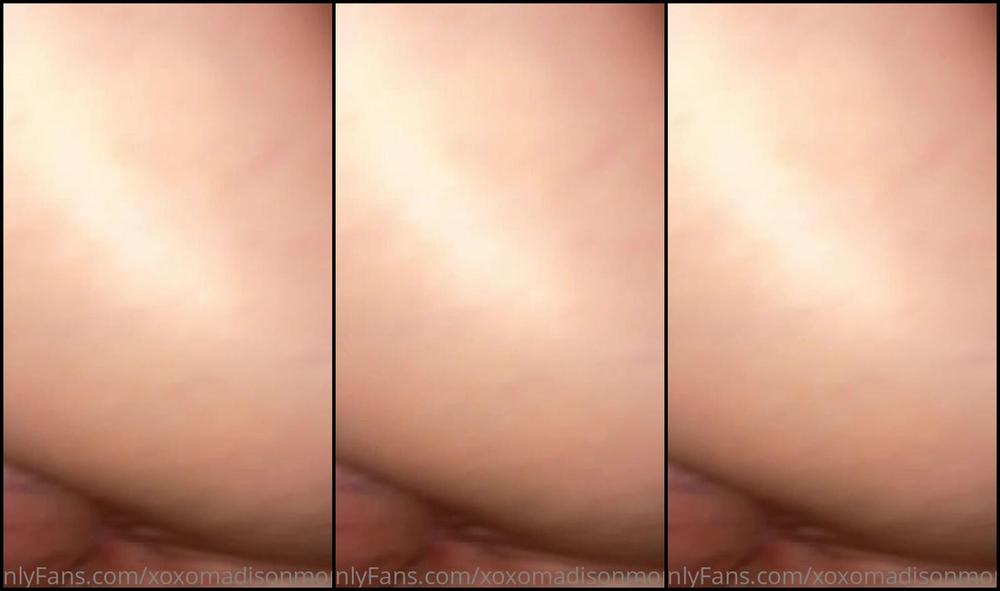 Xoxomadisonmontgomery 2472308980 05 31 2022 Happy Moanday Moaning Like Crazy As He Fucks My Pussy Then My Ass Doggystyle While My