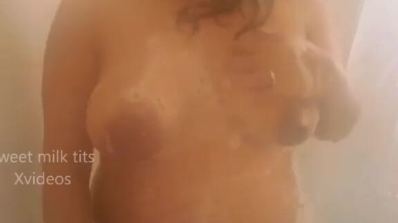 Sweetmilktits Free Milky Tit Play In Steamy Shower
