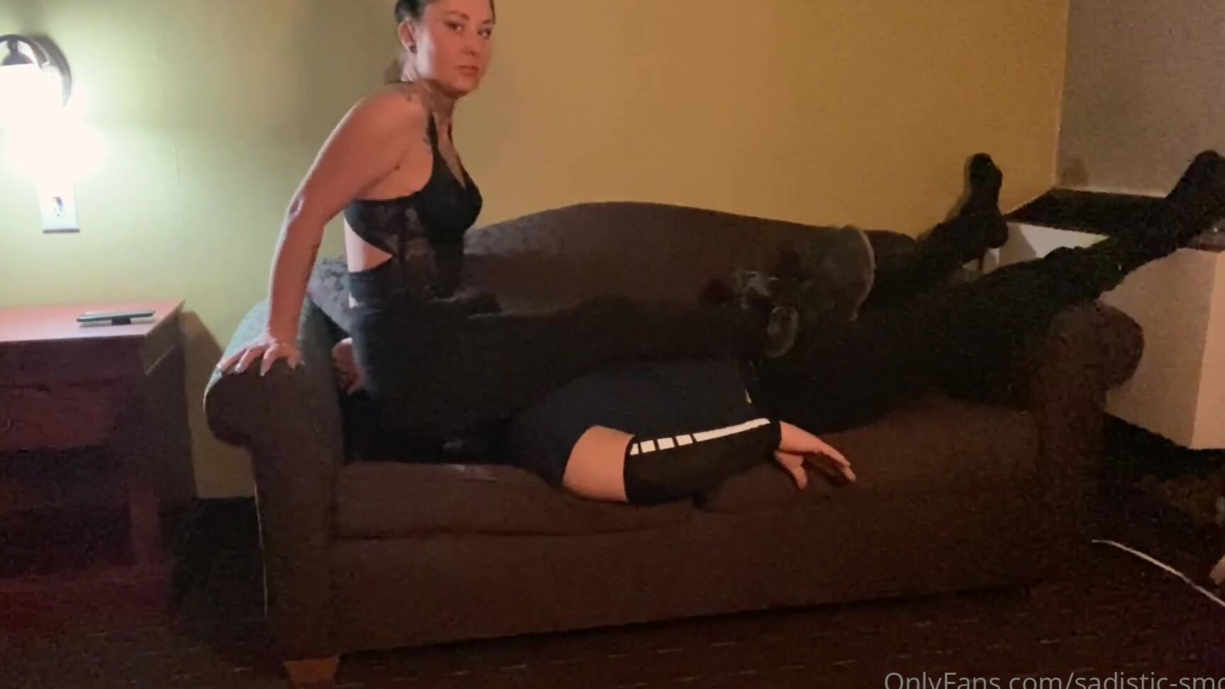 Sadistic Smother Nicole Smothered In Leggings Hd P N