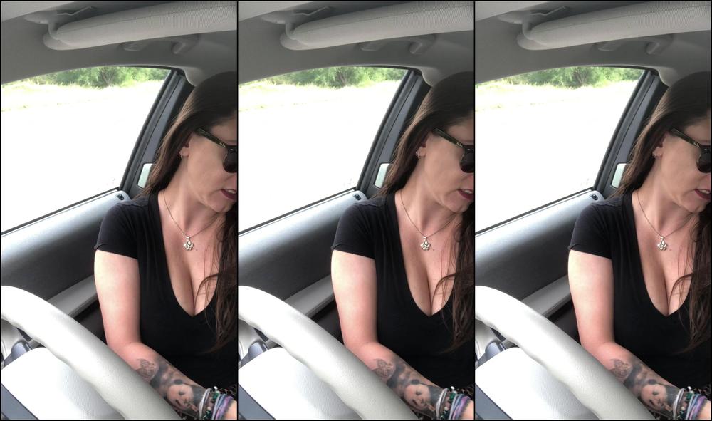 "SuzieLove212" big boobs, british, car, masturbation, orgasms Masturbating next to a Busy Road manyvids