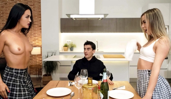 Bubble Butt, Cowgirl, Athletic, Cumshot, Deep Throat, Brunette, High Heels, Gagging, Natural Tits, Innie Pussy, Fuck n Lick, Reverse Cowgirl, Small Tits, All Sex, Threesome, Blonde, Doggystyle, Face Fuck Anastasia Brokelyn & Zuzu Sweet. Double Date w