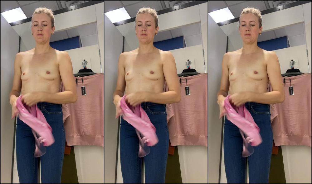 Elizabeth88 3496488272 10 17 2024 We Re Clothes Shopping Together And You Sit Outside The Change Room While I Try Stuff On