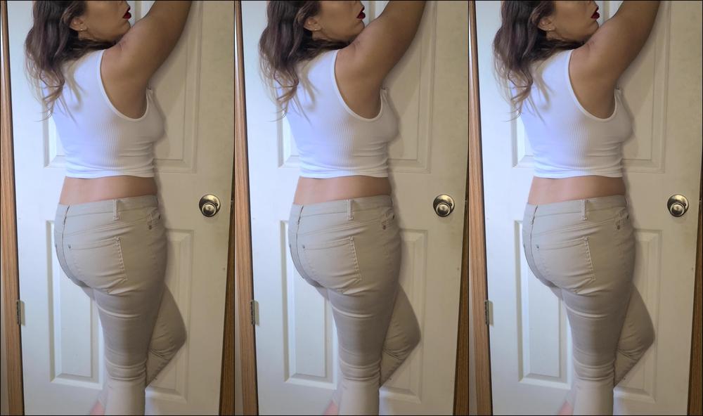 "KittyUV" desperation, handcuffandshacklefetish, jeanspantswetting, pee, sfw, wetandmessy Hands Tied Wetting Pants manyvids