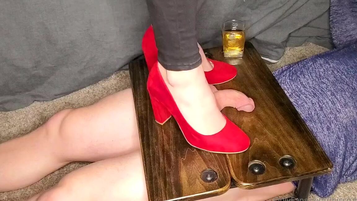 Miss Ruby Nicknamed Missrubycbt Onlyfans Sometimes I Feel Like His Ball Is Going To Pop Under My Heelbut I Kinda Like