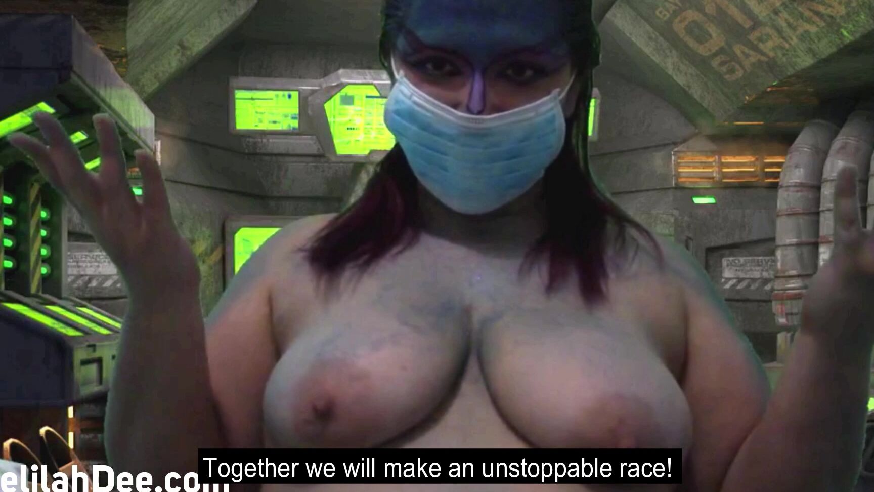 Delilah Dee Alien Needs Your Little Human Seed