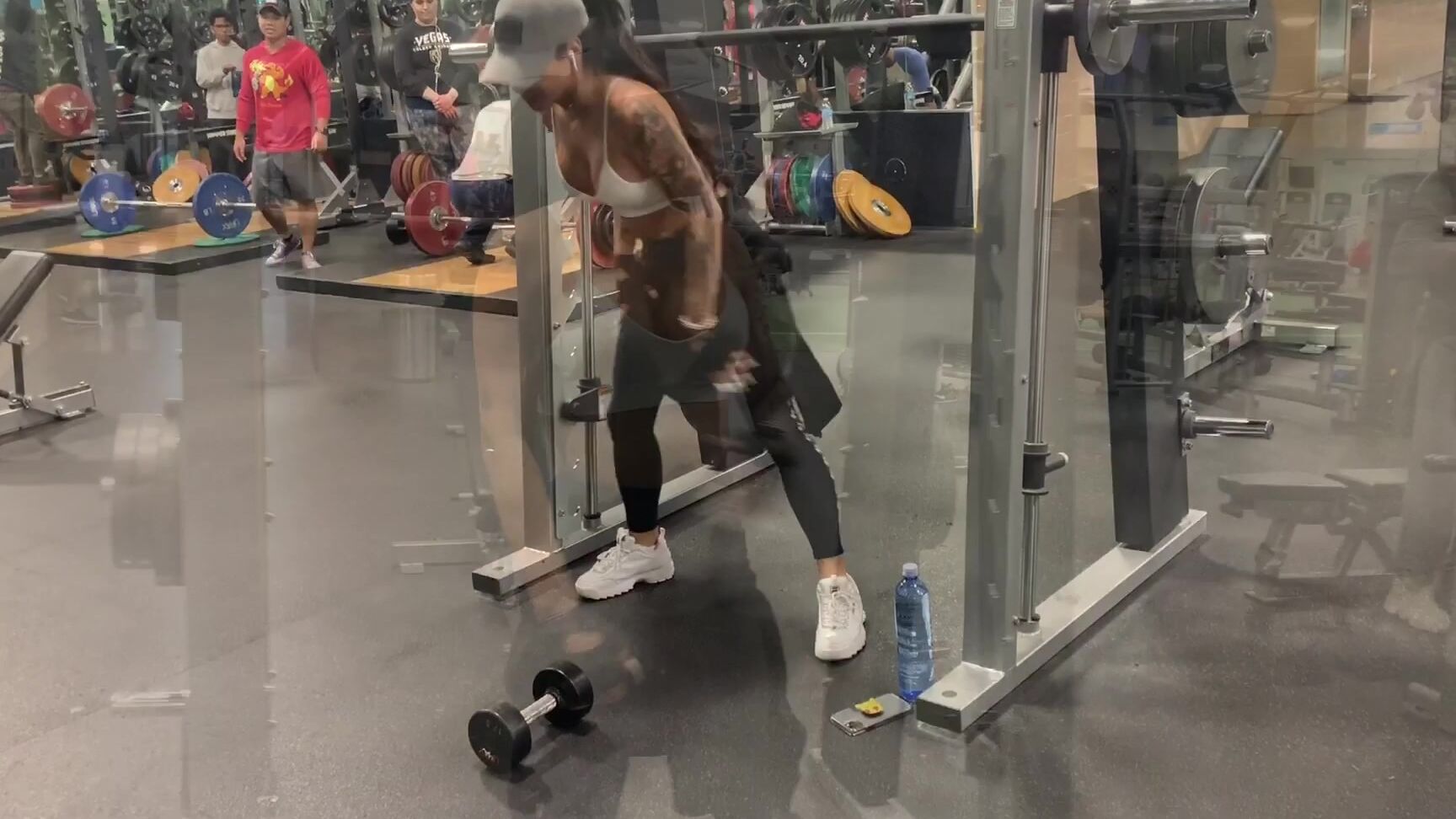 Eva Maxim Working Out And Getting Sweaty