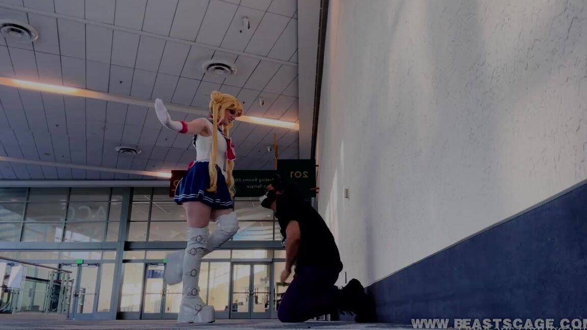 Beasty Ballbusting Aka Beastybusted 09 12 2023 Onlyfans Video Cosplaying Starry Takes Me Out To An Empty Hallway To Punish My Balls In The Name N