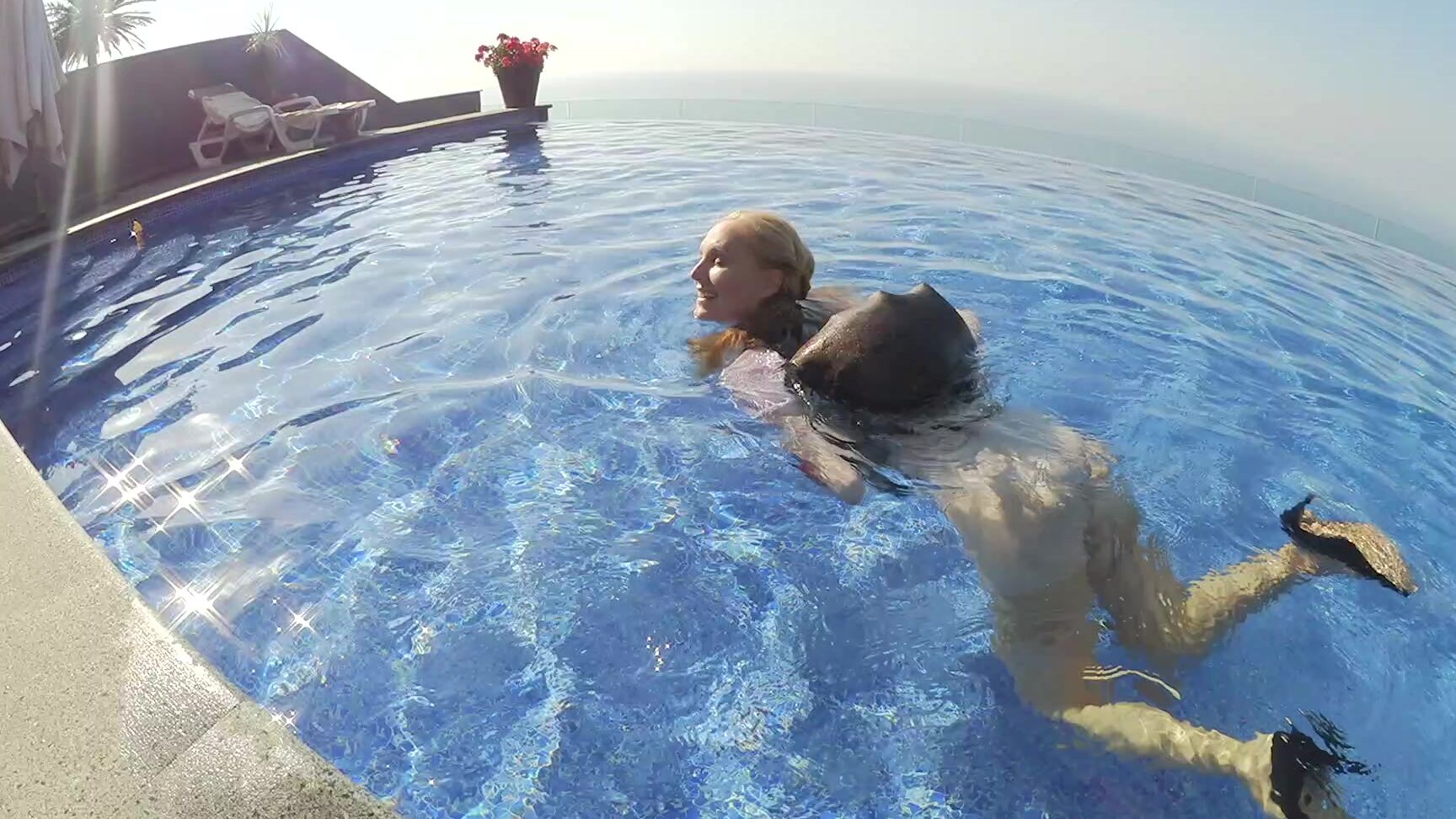 Swimming, Wet Look, Panty Fetish, Underwater Fetish, Stocking the sound of splashing ManyVids