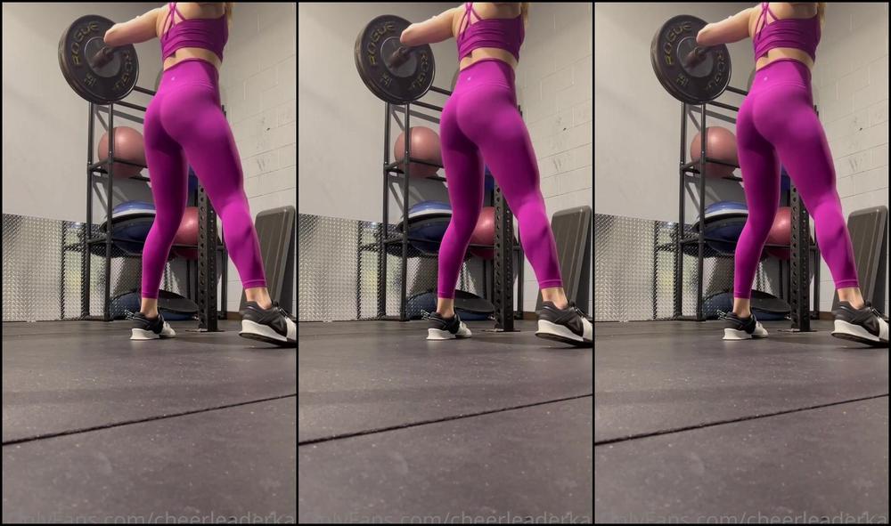 Cheerleaderkait 1506602471 12 23 2020 At The Gym Taking Some Videos While Here Def Getting A Lot Naughtier As Soon As