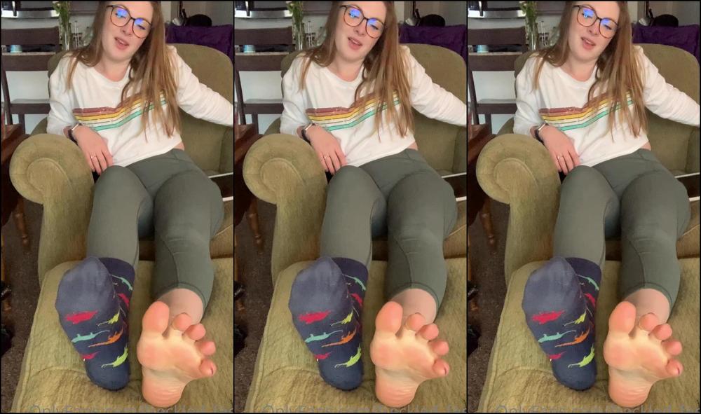 Freckled Feet Just A Playful Little Tease