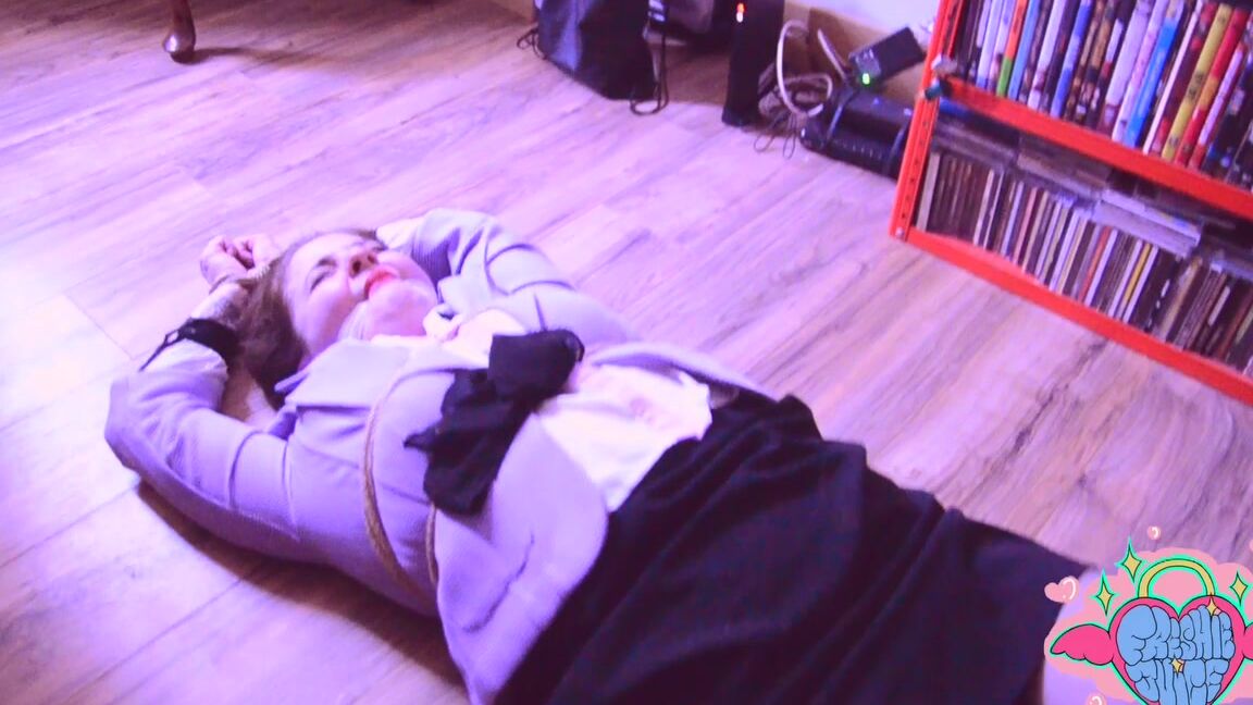 Freshie Juice Curvy Office Girl Bound And Gagged