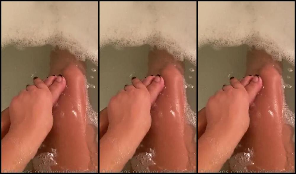 Sweetiestoes Aka Yourfeetsweetie Onlyfans Bath Time 9