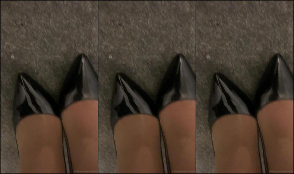 Lady Dark Angel Getting My Shoes On