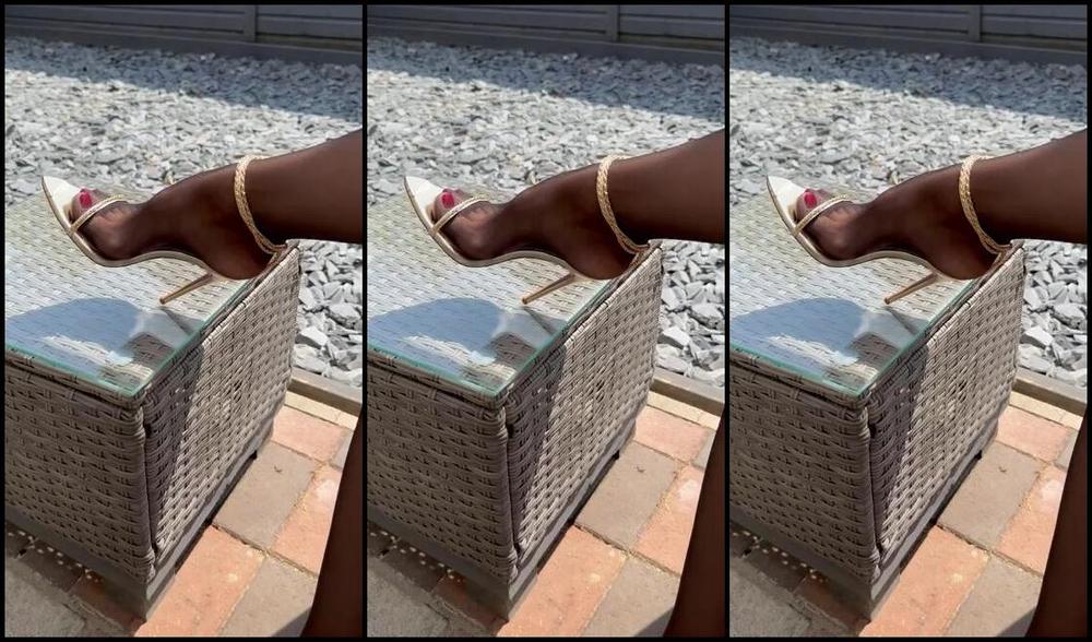 Heels Of Mine Nicknamed Heelsofmine 07 09 2023 Onlyfans Video I Really Like How My Red Toes Are Visible Through The Stockingsdo You Like It